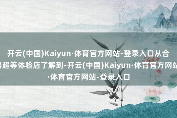开云(中国)Kaiyun·体育官方网站-登录入口从合肥京东电器超等体验店了解到-开云(中国)Kaiyun·体育官方网站-登录入口