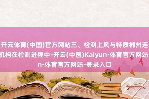 开云体育(中国)官方网站三、检测上风与特质郴州连衣裙检测机构在检测进程中-开云(中国)Kaiyun·体育官方网站-登录入口