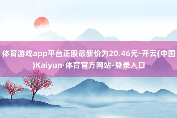 体育游戏app平台正股最新价为20.46元-开云(中国)Kaiyun·体育官方网站-登录入口